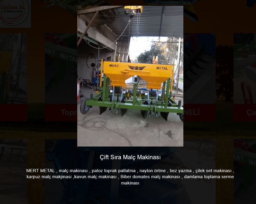 3 sirali malc makinesi - Turkiye'de bir ilk