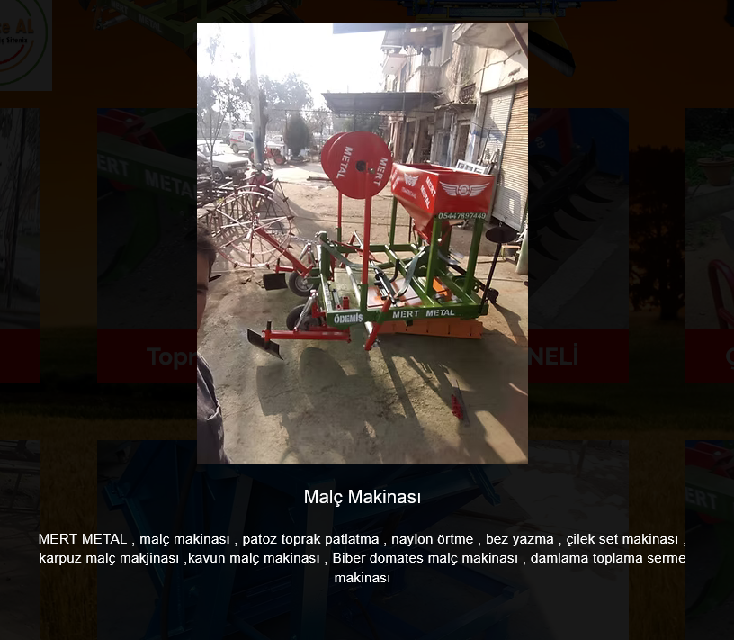 Kompakt malc makinesi - kucuk tarlalar icin ideal