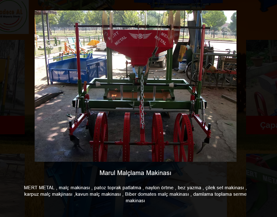 Marul malclama makinesi - marul yetistiriciligi icin ozel tasarim