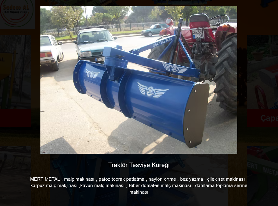 Traktor tesviye kuregi - arazi duzeltme